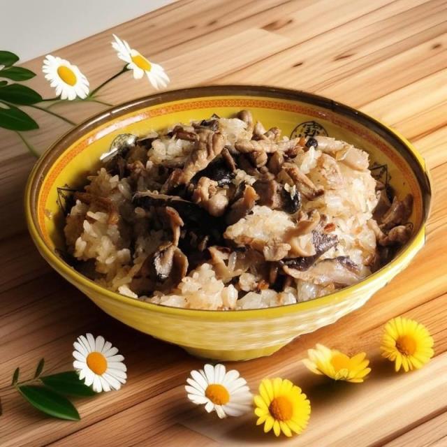 古早味香菇豬肉油飯,水林祥美餅舖