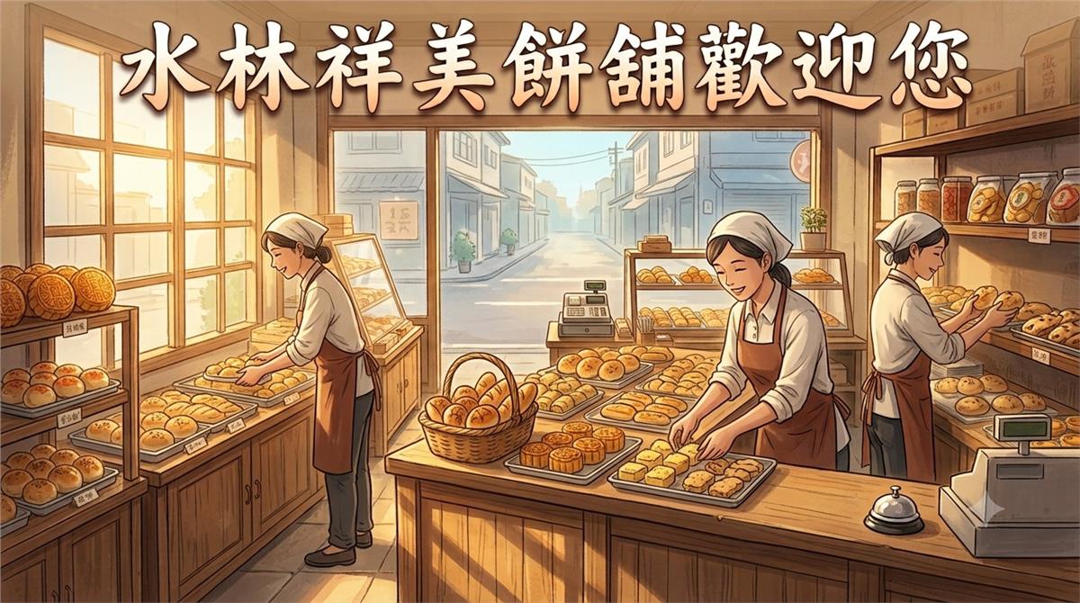 燦馨餅舖,歡迎來到水林祥美餅舖