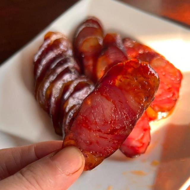 手工切肉麻辣香腸,樸院