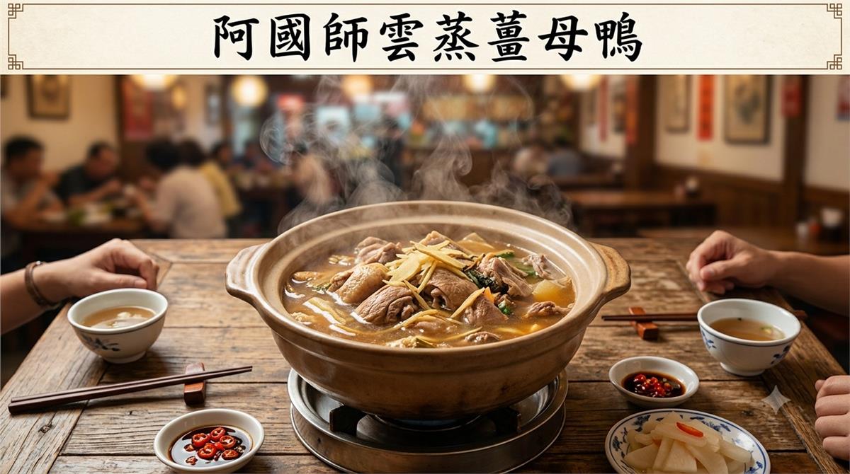 阿國師雲蒸薑母鴨,阿國師雲蒸薑母鴨